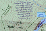 Ohiopyle - Laurel Highlands Purple Lizard Map