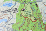 Ohiopyle - Laurel Highlands Purple Lizard Map